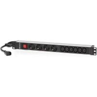 regleta electrica para rack salicru sps pdu 46 tomas interruptor 1u