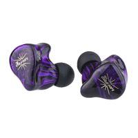 linsoul kiwi ears quartet 2dd  2ba hibrido 10mm titanio controlador dinamico auriculares hifi para audiofilos musicos