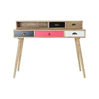escritorio dkd home decor madera mdf 120 x 50 x 985 cm