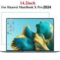 protector de pantalla transparente hd a prueba de explosiones y anti-rayones con dureza 9h para huawei matebook x pro 142 2024 vidrio templado de 03mm