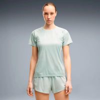 puma velocity aop  camiseta de running mujeres - verde claro