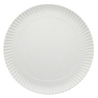 platos de carton cartulina blancos 27o 400 unidades