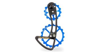 Jaula de desviador cyclingceramic oversized 14 19t para desviador shimano 105 r7000 11s azul