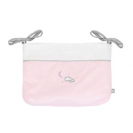 Cesta de pañales con lazos Dream Big Rosa