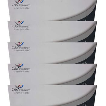 Color Premium Tóner Compatible con Brother TN2420/TN2410 Negro Pack 5 Unidades