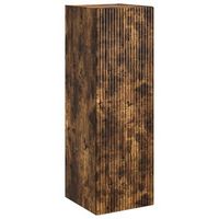 mueble de bano montado en la pared roble ahumado vidaxl