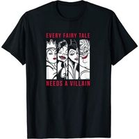 disney camiseta every fairy tale needs a villain para hombre