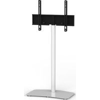 sonorous contemporary pl2800-wht 650 mm tv stand with bracket - white white