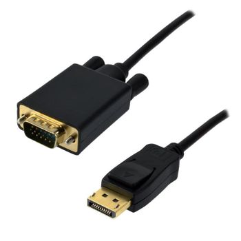 Cable adaptador DisplayPort a VGA MCL MC294-1.5M 1,5 m macho/macho