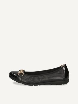 CAPRICE Ballerina, black, made of Leather, Size 37