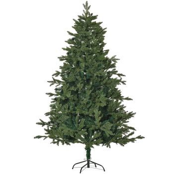 Árbol De Navidad Artificial 1,8 M Pvc/pe Con Soporte, Verde