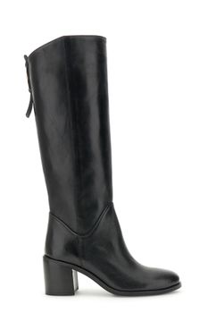 botas de piel con adorno trasero black 37