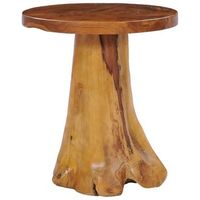 mesa de centro de madera maciza de teca 40x40 cm vidaxl