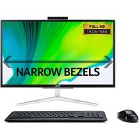 acer c22-820 215 all-in-one pc - intelu0026regpentium 1 tb hdd silver silver