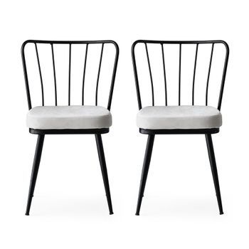 Set 2 Sillas Yildiz -940 V2 Negro