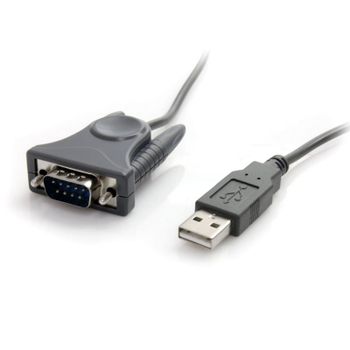 Startech Adaptador USB a Serial DB-9 DB-25 RS-232 Negro