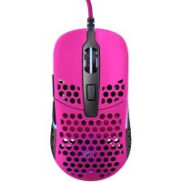 xtrfy m42 rgb raton gaming optico 16000 dpi rosa