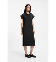 boss para mujer 50540442 vestido de punto manga casquillo negro s casual modal manga corta