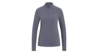 maillot de manga larga odlo women s 1 2 zip roy grey