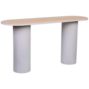 Recibidor de madera 150x45x75h cm