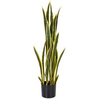 sanseveria artificial 26 hojas verde 70x70x120