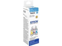 botella de tinta - epson t6642 ecotank compatible con et-2600 70 ml cian