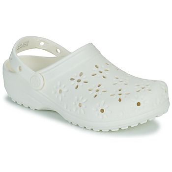 Crocs Zuecos Classic Floral Cut Out Clog para mujer