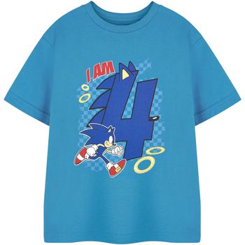 Dessins Animés Camiseta I Am 4 para niño