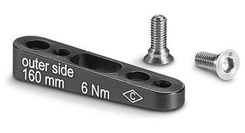Adaptador de pinza trasera campagnolo 140 160 mm