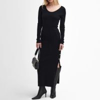 barbour international laia knitted midi dress - uk 14
