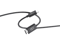 adaptador usb-c a hdmi - isy ihd-9101 3m 216 gbps resolucion 4k compatibilidad thunderbolt 34 negro