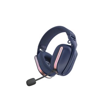 Auriculares ONiVERSE Polaris inalámbricos Bluetooth y USB-C para gaming con micrófono extraíble, color azul