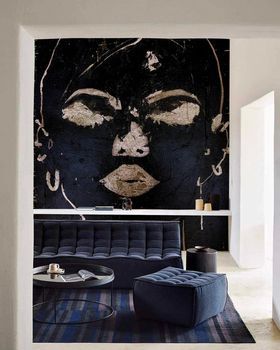 Papel pintado rostro de alta gama 200 g 300x200 cm 4 tiras