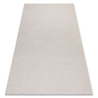alfombra sisal sion a5165a mezcla tejido plano crudo  crema 140x190 cm
