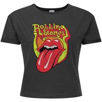 amplified clothing camiseta bootleg tongue para mujer