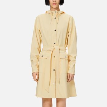 Rains Curve Matte Shell Long Jacket - M