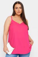 yours top tirantes rosa mujer curvy y tallas grandes yours