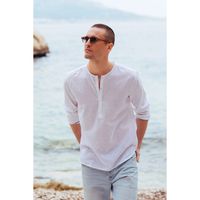 le temps des cerises camisa manga larga camisa natis para hombre