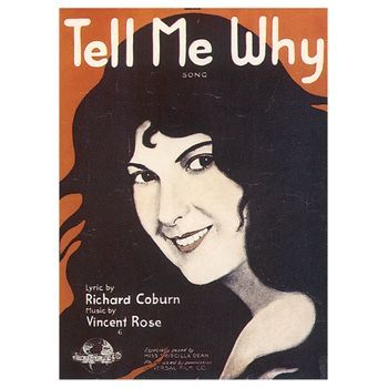 Legendarte - Portada De Música Vintage Tell Me Why - Cuadro Lienzo, Impresión Digital Cm. 50x70