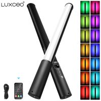 tubo de luz luxceo p400 varita de palo rgb portatil lampara led colorida para fotografia y video cri 95  2500k- 6500k para estudio fotografico vlog