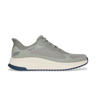 Skechers para hombre. 118423 Zapatillas Bobs Squad 4 verde (42), Plano, Cordones, Casual