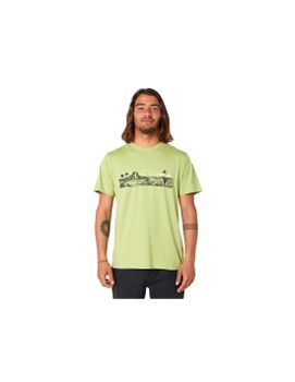 Camiseta Rip Curl Paradise Land Hombre Khaki