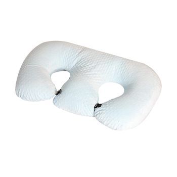 Almohada Multifuncional Azul Para Recién Nacidos, Alfombrilla Inclinada Anti-regurgitación Y Anti-vómitos, Soporte Para La Lactancia + Cama + Respaldo 3 En 1
