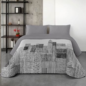 Naturals - Edredón Nórdico Estampado - Cama 105 - Microfibra - 300 Gramos - Sketch