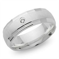 anillo plata circonita bordes pulidos 65 mm