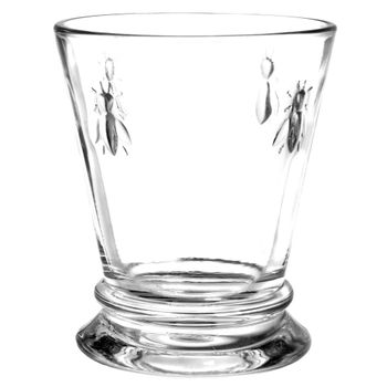 Vaso ancho de vidrio ABEILLE