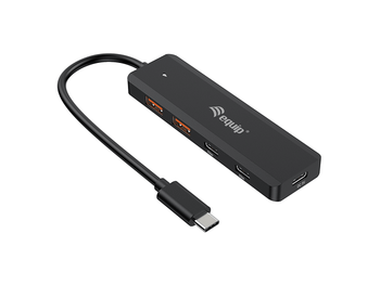 HUB USB-C EQUIP LIFE 128966 USB 3.2 10GPS 2xUSB-C 2x USB-A COMPATIBLE THUNDERBOLT 3/4