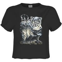 amplified clothing camiseta manga larga snow leopards para mujer