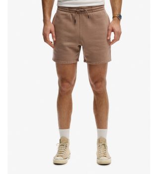 Superdry para hombre. M7110492A Shorts Micro Logo marrón (M), Casual, Algodón