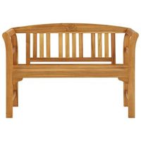 banco de jardin  banco de exterior  silla de jardin madera de acacia maciza 114 cm